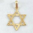 Dije Estrella de David 2gr / 1 1/2 in / Oro Amarillo 18K *