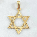 Dije Estrella De David 1.7gr / 3.5cm / Oro 18K *