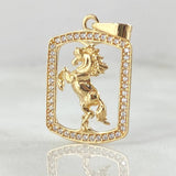 Pendant Horse Plate 2.15gr / 2.7cm (1.1in) / 18K Gold
