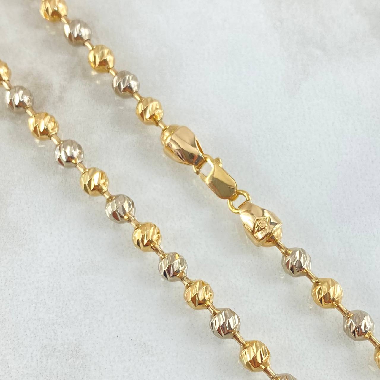 Cadena Militar 25.95gr / 70cm / Oro 18K