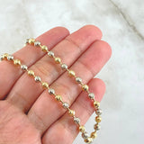 Cadena Militar 25.95gr / 70cm / Oro 18K