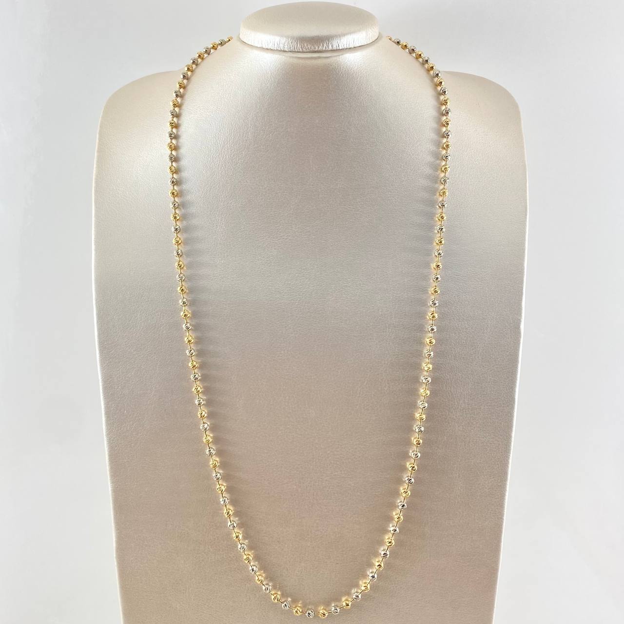 Cadena Militar 25.95gr / 70cm / Oro 18K
