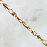 Rustic Spiral Chain 24.45gr / 25.6in / 18K Gold