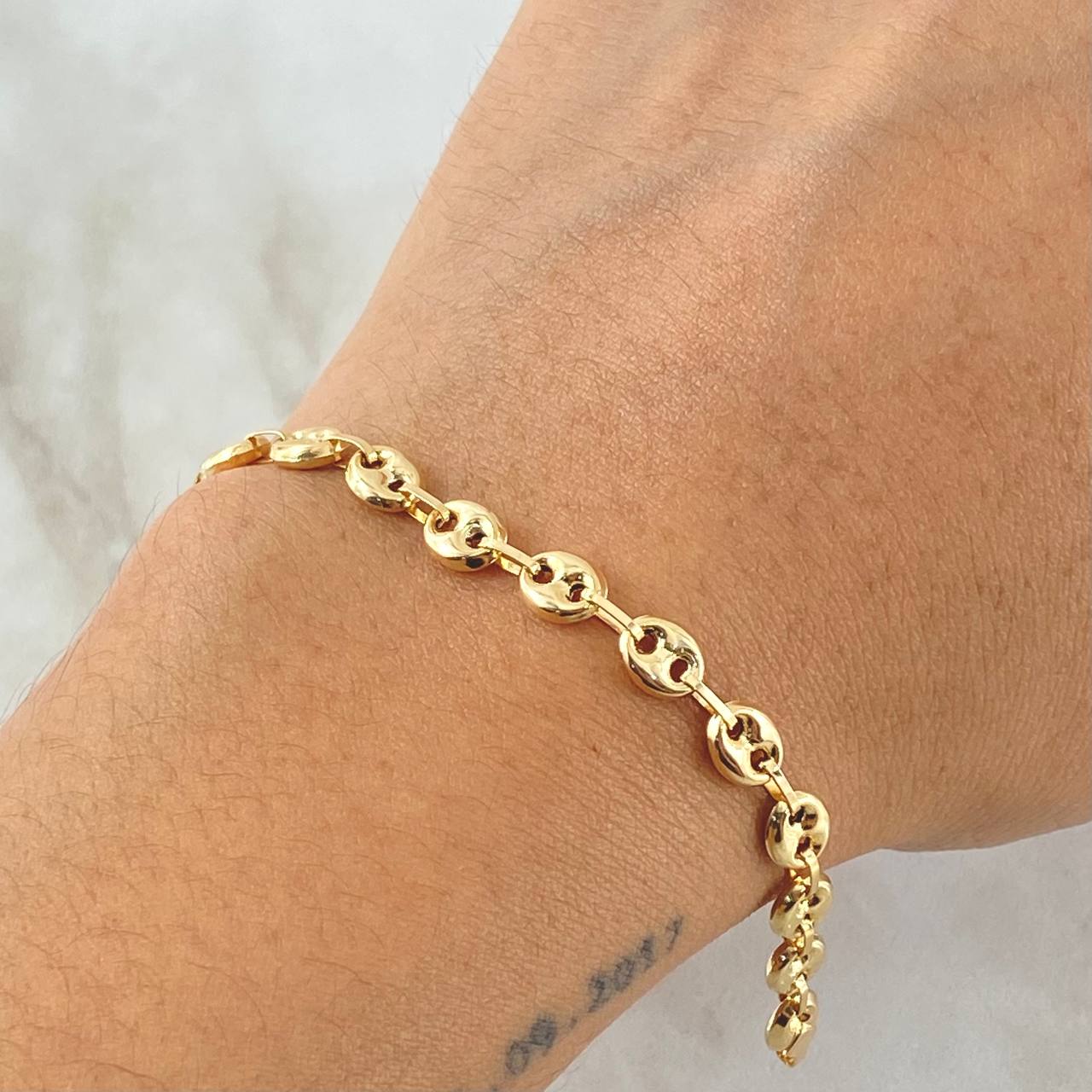 Bracelet GC 3.8gr / 7.9in / 18K Gold