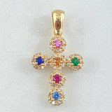 Pendant Dense Cross 1.7gr / 2.4cm / 18K Gold ©