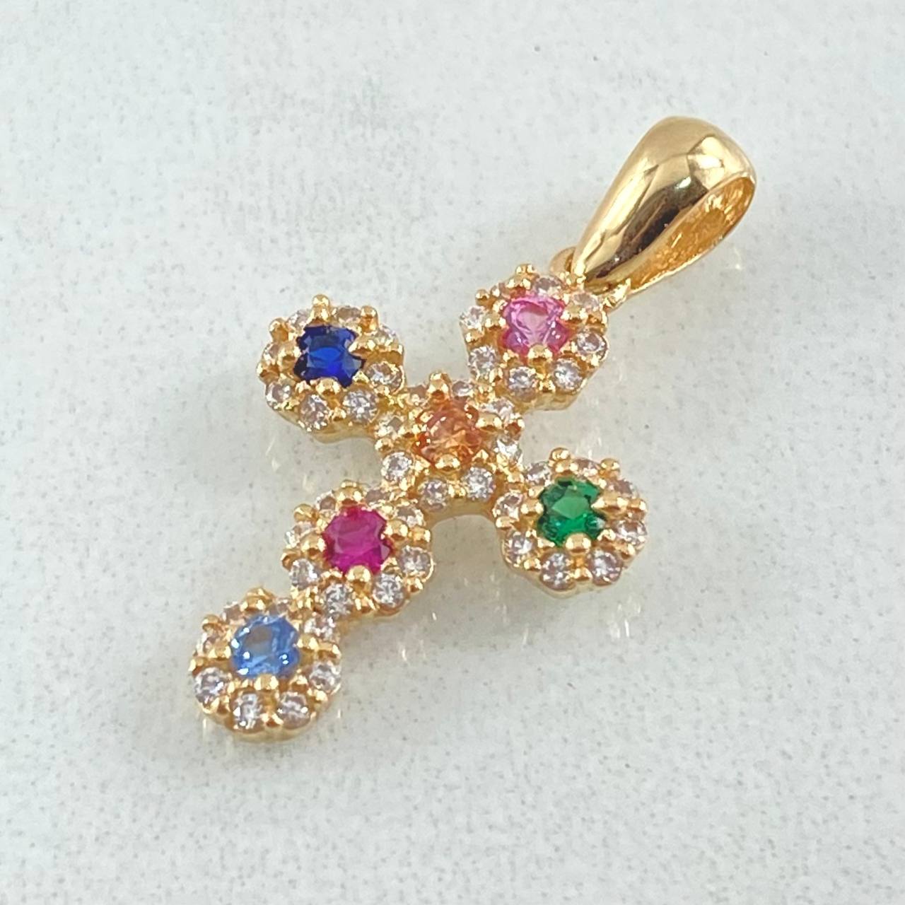 Pendant Dense Cross 1.7gr / 2.4cm / 18K Gold ©