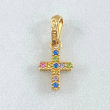 Pendant Dense Cross 1gr / 1.9cm / 18K Gold ©