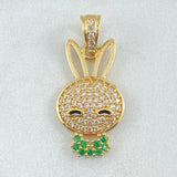 Pendant Rabbit Face 2.35gr / 2.7cm (1.1in) / 18K Gold ©