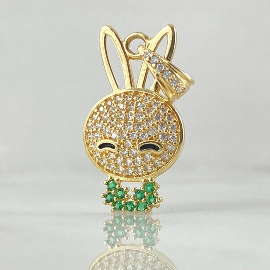 Pendant Rabbit Face 2.35gr / 2.7cm (1.1in) / 18K Gold ©