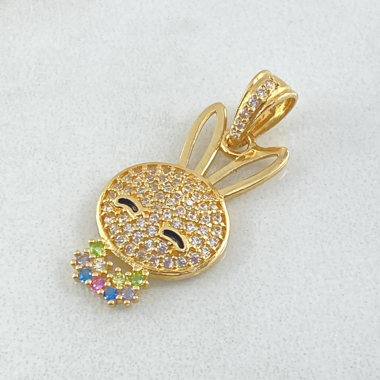 Pendant Rabbit Face 2.35gr / 2.7cm (1.1in) / 18K Gold ©