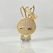 Pendant Rabbit Face 2.35gr / 2.7cm (1.1in) / 18K Gold ©