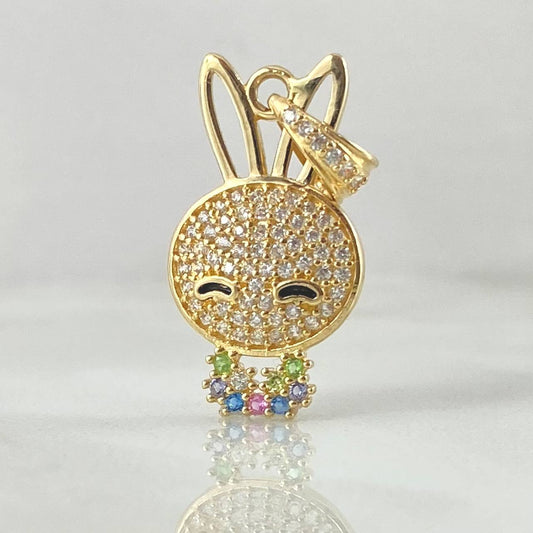 Pendant Rabbit Face 2.35gr / 2.7cm (1.1in) / 18K Gold ©