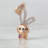 Pendant Rabbit Face 2.5gr / 3cm / 18K Gold ©