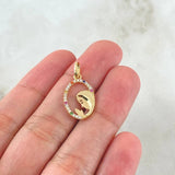Pendant Virgin Mary 1.05gr / 2.3cm (0.9in) / 18K Gold ©