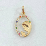 Dije Virgen Maria 1.1gr / 2.3cm / Oro 18K ©