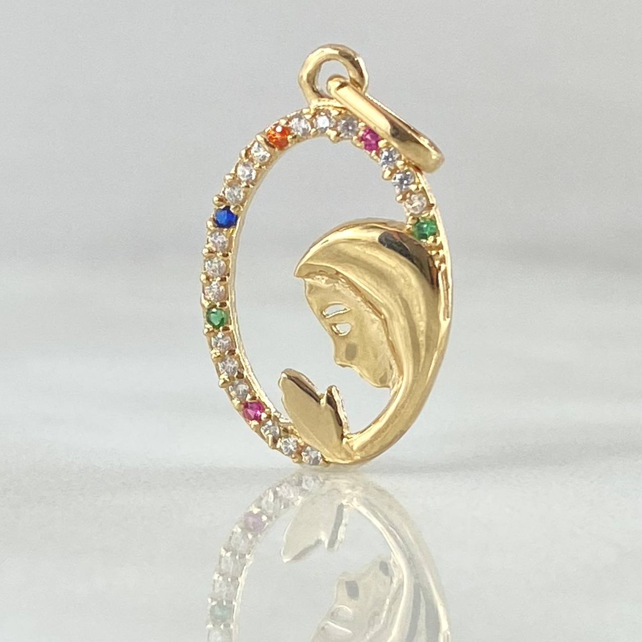 Dije Virgen Maria 1.1gr / 2.3cm / Oro 18K ©