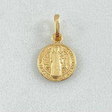 Dije San Benito 0.9gr / 1.6cm / Oro 18K