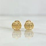 Topos Calabaza 0.85gr / 6mm Oro Amarillo 18K *