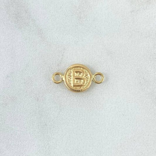 Charm Letter B 0.35gr / 0.5in / 18K Gold
