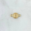 Herraje Letra B 0.35gr / 1.5cm / Circulo Liso Oro Amarillo 18K