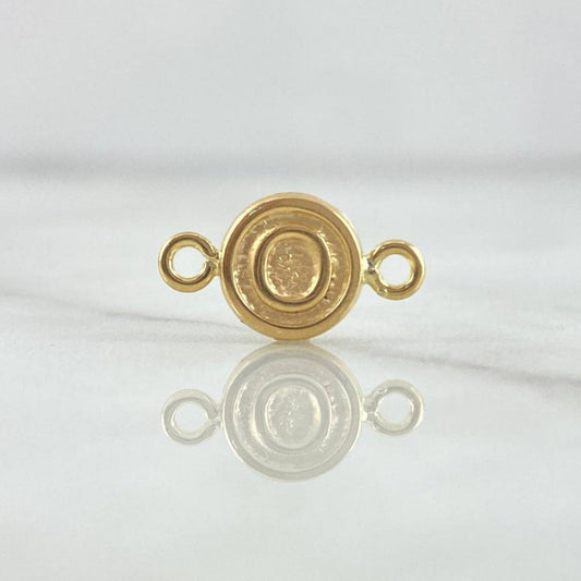 Herraje Letra O 0.35gr / 1/2 in / Oro Amarillo 18K !