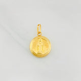 Pendant Miraculous Virgin 0.65g / 3/4 in Yellow Gold 18K