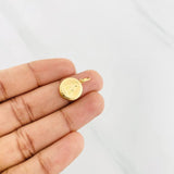 Pendant Miraculous Virgin 0.65g / 3/4 in Yellow Gold 18K