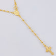 Miraculous Virgin Rosary 7.6g / 20 in / 3mm Silver Vermeil 925