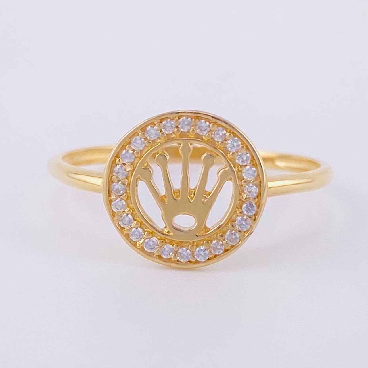 Anillo Corona 1.75g / T9 1/4 Oro Amarillo 18K