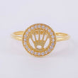 Anillo Corona 1.75g / T9 1/4 Oro Amarillo 18K