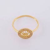 Anillo Corona 1.75g / T9 1/4 Oro Amarillo 18K