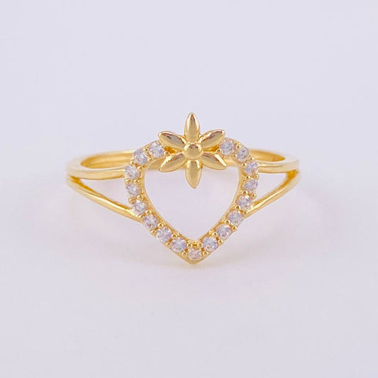 Anillo Frutilla 1.9g / T7 Oro Amarillo 18K