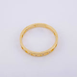 Anillo Cinturón de Chispas 2g / T8 3/4 Oro Amarillo 18K