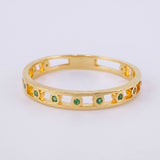 Spark Belt Ring 1.75g / T7 3/4 18K Yellow Gold