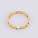 Spark Belt Ring 1.75g / T7 3/4 18K Yellow Gold