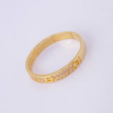 Anillo Churumbela Tornillo 2.2g / T6 1/4 Oro Amarillo 18K