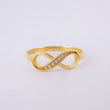 Infinity Ring 1.4g / T6 1/4 Yellow Gold 18K