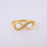 Infinity Ring 1.4g / T6 1/4 Yellow Gold 18K