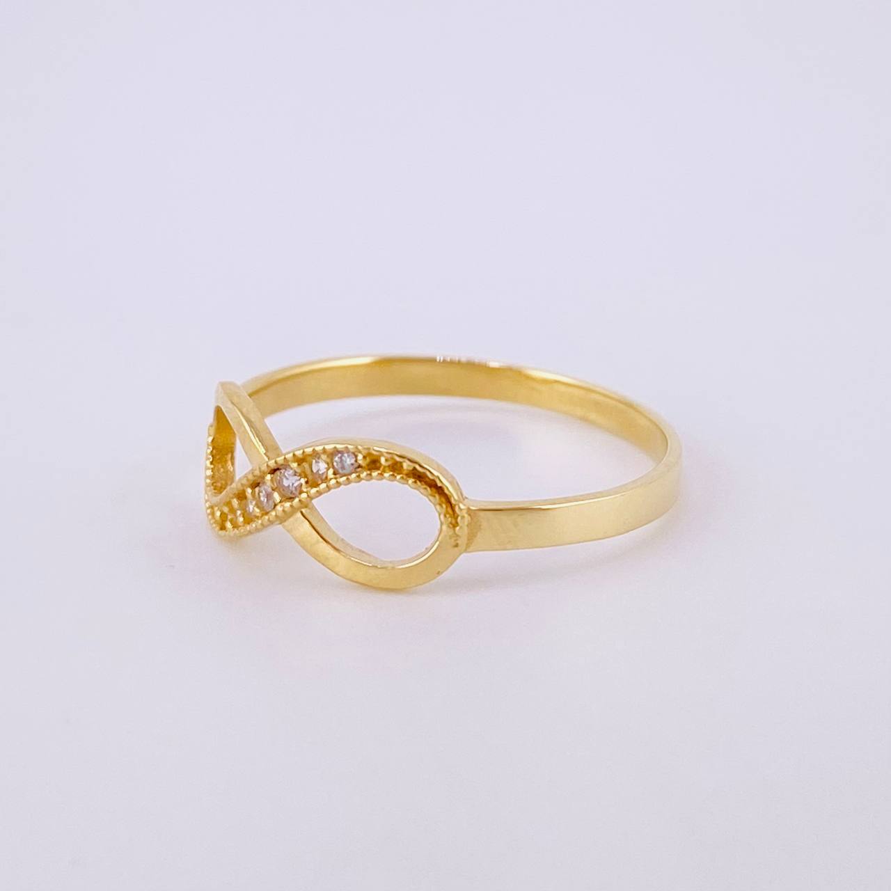 Infinity Ring 1.4g / T6 1/4 Yellow Gold 18K