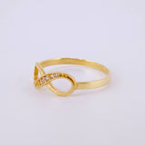 Infinity Ring 1.4g / T6 1/4 Yellow Gold 18K