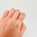 Infinity Ring 1.4g / T6 1/4 Yellow Gold 18K