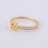 Faith Ring 1.5g / T6 3/4 Yellow Gold 18K
