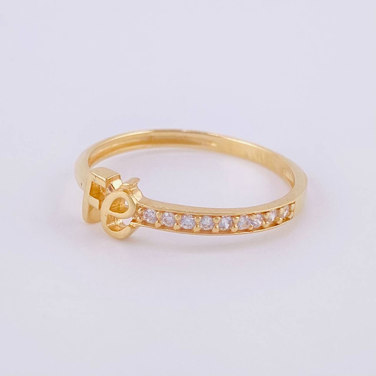 Anillo Fe 1.5g / T6 1/2  Oro Amarillo 18K