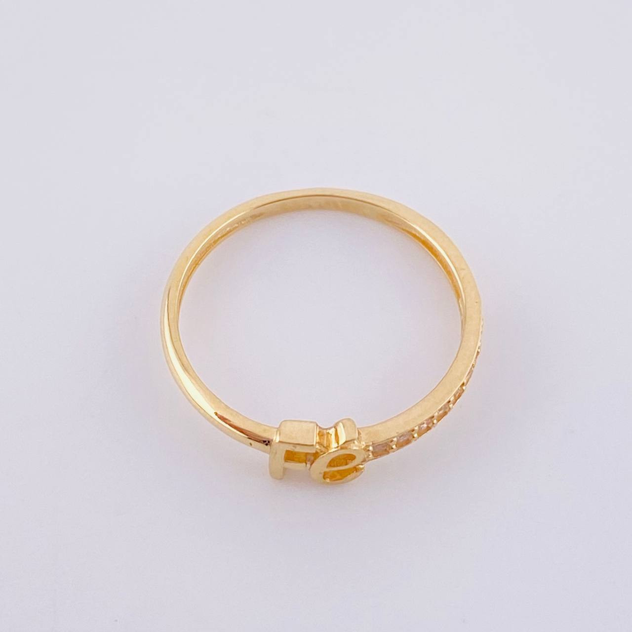 Faith Ring 1.5g / T6 3/4 Yellow Gold 18K