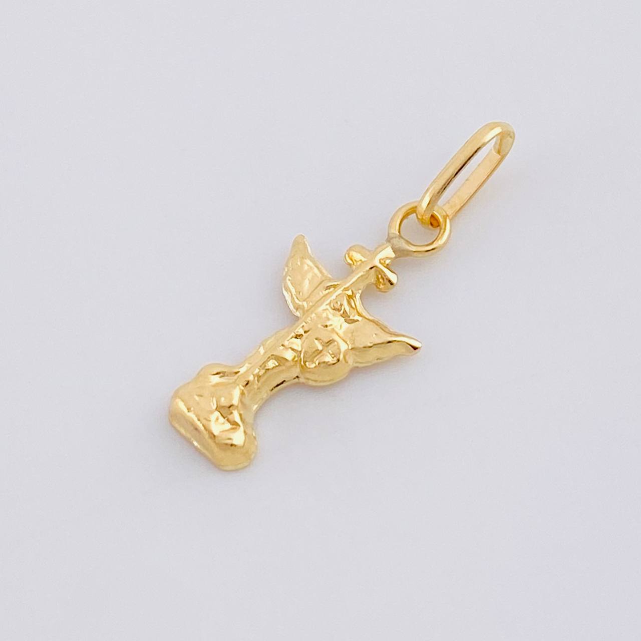 Dije San Miguel Arcangel 0.35g / 3/4 in Oro Amarillo 18K