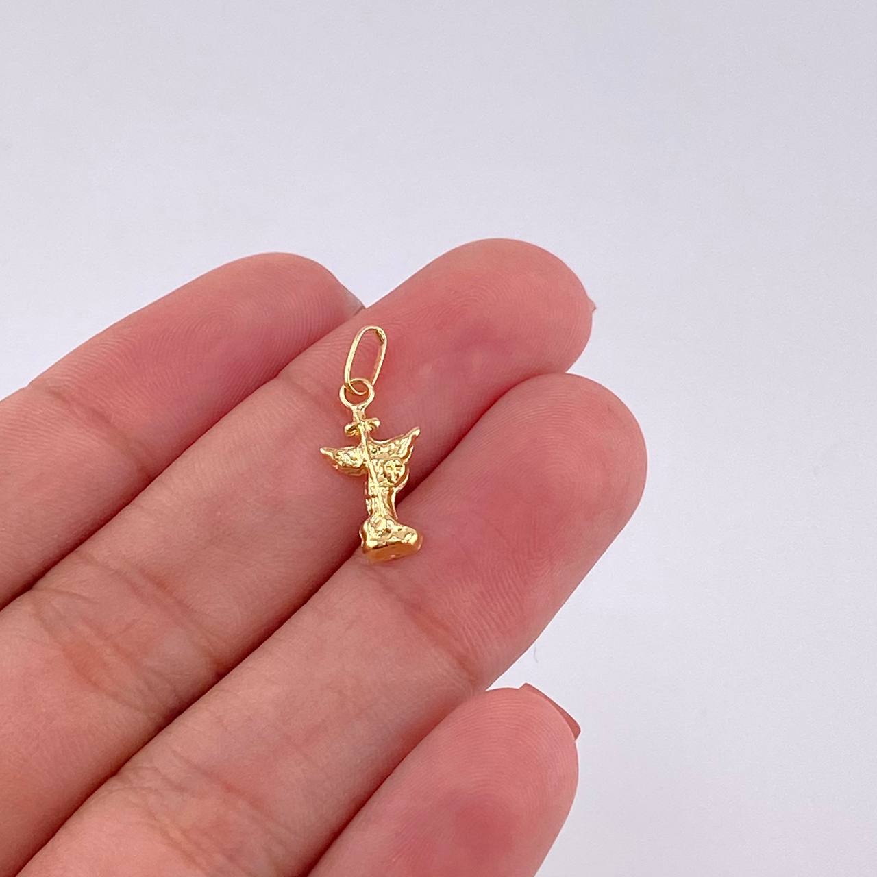 Dije San Miguel Arcangel 0.35g / 3/4 in Oro Amarillo 18K