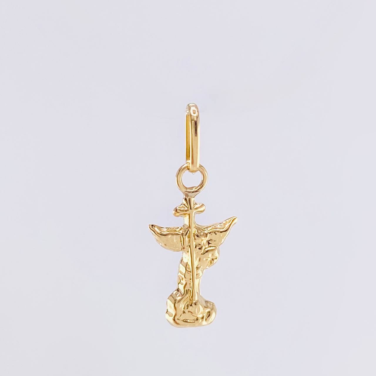 Dije San Miguel Arcangel 0.35g / 3/4 in Oro Amarillo 18K