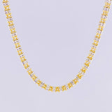 Chain Ice 2 Tones 13.4g / 18 in / 3.65mm Silver Vermeil 925