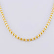 Chain Ice 2 Tones 13.4g / 18 in / 3.65mm Silver Vermeil 925