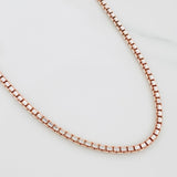 Cadena Veneciana 31.65 g / 25 3/4 in / 1.3 mm Dos Oros Blanco Rosa 18K